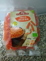 Fusillis de lentejas rojas