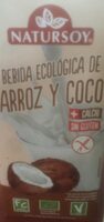 Bebida de arroz y coco