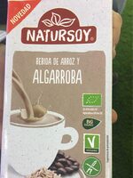 Bebida arroz y algarroba