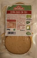 Seitán asado con tofu