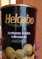 Aceitunas verdes rellenas de anchoa