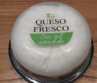 Queso fresco sin sal añadida