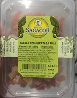 Papaya deshidratada roja