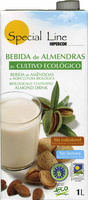 Bebida de almendras de cultivo ecológico