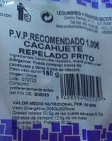 Cacahuete repelado frito