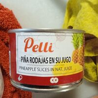 Piña rodajas en su jugo