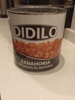 Zanahoria en dados al natural