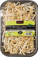 Brotes de soja verde