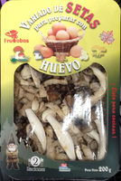 Variado de setas para preparar con huevo