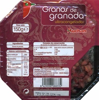 Granos de granada congelados "Auchan"