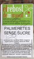 Palmeritas sin azucar