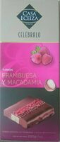 Turrón frambuesa y macadamia