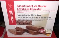 Assortiment de barres enrobees chocolat