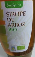 Sirop de riz Bio