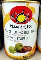 Olives vertes farcies au chorizo
