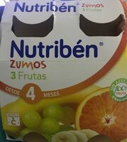 Nutribén zumos 3 frutas