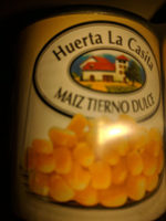 Maíz tierno dulce