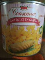 Maíz dulce en grano