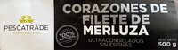 Corazones de filete de merluza