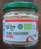 Vegane Bio-Streichcreme - Paprika-Chili