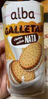 Galletas crema sabor nata