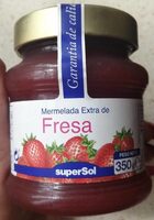 Mermelada extra de fresa