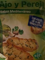 Pan tostado ajo y perejil
