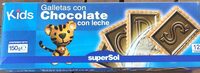 Galletas con chocolate con leche