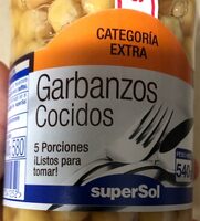 Garbanzos cocidos