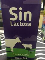 Leche sin lactosa desnatada