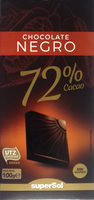 Chocolate negro 72%