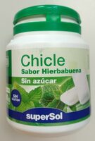 Chicle sabor hierbabuena