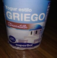 Yogur estilo griego stracciatella