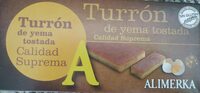 Turrón de yema tostada