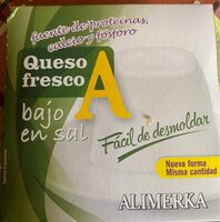 Queso fresco bajo en sal