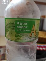 Agua sabor manzana