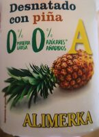 Yogur desnatado con piña