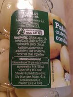 Patatas enteras cocidas