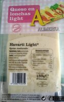 Havarti light en lonchas