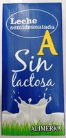 Leche semidesnatada sin lactosa