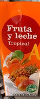 Fruta y leche tropical