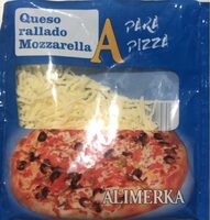 Queso rallado Mozzarella