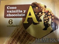 Cono vainilla y chocolate