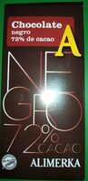 Chocolate negro 72% de cacao