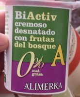 BiActiv cremoso desnatado con frutas del bosque