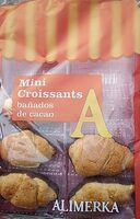 Mini croissants bañados de cacao
