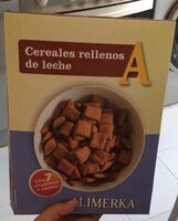 Cereales rellenos de leche