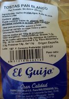 Tostas Pan Blanco
