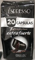 Espresso 20 cápsulas extrafuerte