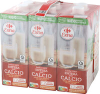 Leche entera calcio